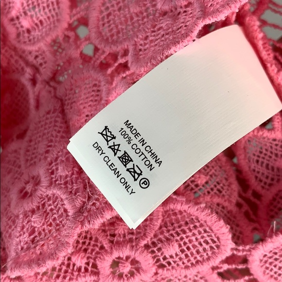 Kate spade pink bloom lace blouse shirt NWT - Picture 7 of 10